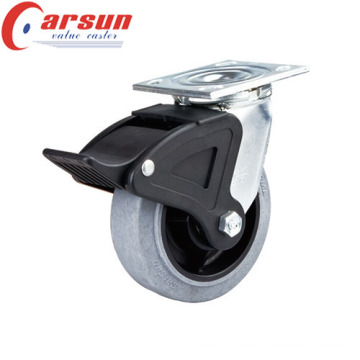 5inches Heavy Duty Swivel Conductive Wheel Caster (mit Nylon Total Bremse)